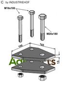 Clamp 165x15x100 - AgriParts