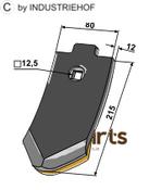 Point - hard metal faced-back side - AgriParts