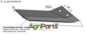 Replacement wing hard metal - right - AgriParts