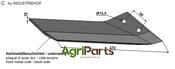 Replacement wing hard metal faced- right - AgriParts