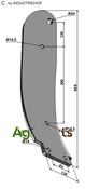 Subsoiling shank, right model - AgriParts