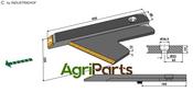 Stubble share - left - Hard metal - AgriParts