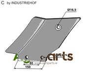 Guideboard - left - AgriParts
