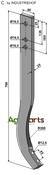 Cultivator tine - 760mm - AgriParts