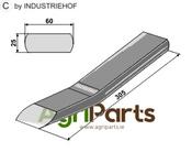 Welding-point for in-depth chisel - AgriParts