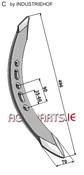 Twisted stubble point "typ Vieberg" - right model - AgriParts