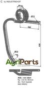 Double coil spring - AgriParts