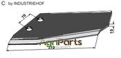 Replacement wings - typ Becker - reinforced model, left - AgriParts