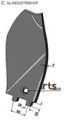 Guideboard - right model - AgriParts