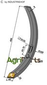 Narrow share - Hard metal - AgriParts
