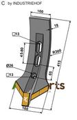 Point - Hard metal - AgriParts