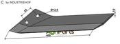 Replacement wings - left - AgriParts