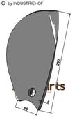 Guideboard - right - AgriParts