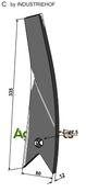 Right guideboard - AgriParts