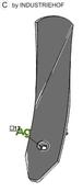 Guideboard - left - AgriParts