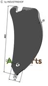 Guideboard - left model - Delta Flex - AgriParts