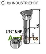 Bolt 7/16“ UNF - AgriParts