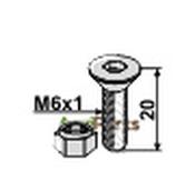 Hexagon socket bolt M6x1x20 - AgriParts