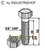 Bolt 5/8“ UNF - AgriParts