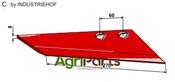 Replacement wing - right model - AgriParts