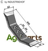 Cultivator share 445mm - AgriParts