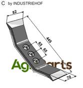 Cultivator share 445mm - AgriParts