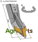Replacement tip - Hard metal - AgriParts