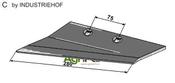 Replacement wing for stubble share, left - AgriParts