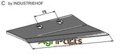 Replacement wing for stubble shares, right - AgriParts
