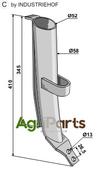 Slurry injection pipe Ø58 - AgriParts