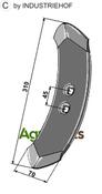 Narrow share - AgriParts