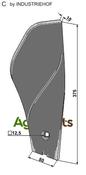 Outer guide board - AgriParts