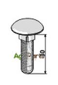 Saucer-head screw M10x1,5x30 without nut - galvanized - AgriParts image