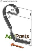 Brake tine, right - AgriParts