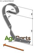 Brake tine, right model - AgriParts image