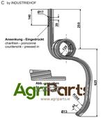 Track eradicator tine, left model - AgriParts