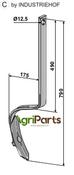 Track eradicator tine with share - AgriParts