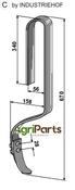 Track eradicator tine with share - AgriParts