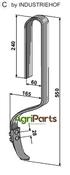 Track eradicator tine with point - AgriParts