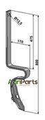 Track eradicator tine with point - AgriParts