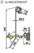 Following tine - AgriParts