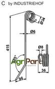Following tine - AgriParts