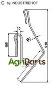 Following tine - outer right - AgriParts