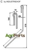 Following tine - AgriParts