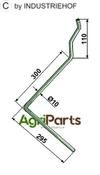 Followimg tine, right model - AgriParts