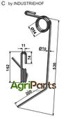 Following tine - right model - AgriParts
