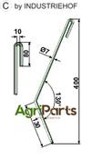 Following tine, right model - AgriParts