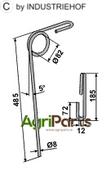 Following tine - AgriParts