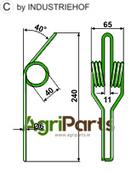 Following tine (Spring) - AgriParts