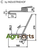 Following tine - AgriParts